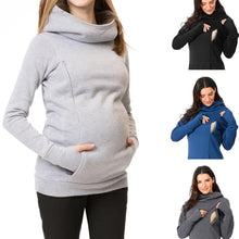 Load image into Gallery viewer, Maternity and Breastfeeding Hoodies women Sweatshirt
